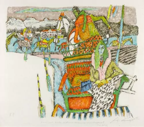 ALOIS CARIGIET — Ausfahrt. 1975. — Koller Auktionen