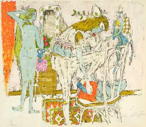 ALOIS CARIGIET — Ohne Titel. — Koller Auktionen