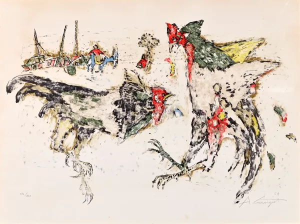 Alois Carigiet — Hahnenkampf, 1969