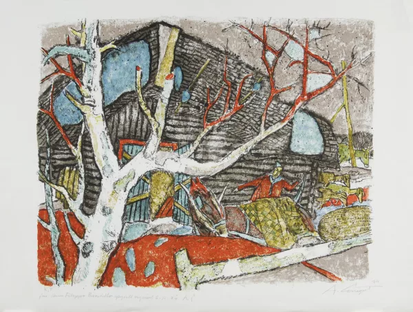 Alois Carigiet — Der Stall von Stavons, 1974