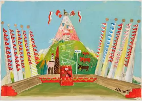 ALOIS CARIGIET — Plakatentwurf. 1937. — Koller Auktionen