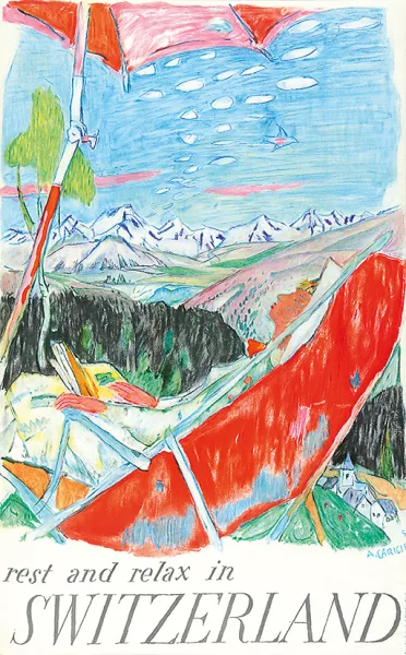 Alois Carigiet — Rest and Relax in Switzerland, 1953