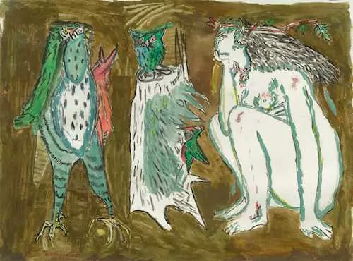 ALOIS CARIGIET — Konfrontation. 1958. — Koller Auktionen