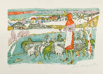 Alois Carigiet — Dezember 2018 (A151) - Auktionsstart: 14.12.2018, 12:00 — Schuler Auktionen