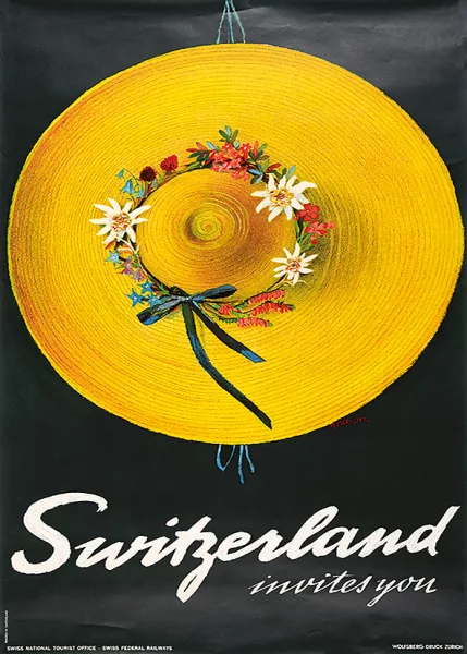 Alois Carigiet — Switzerland invites you, 1937