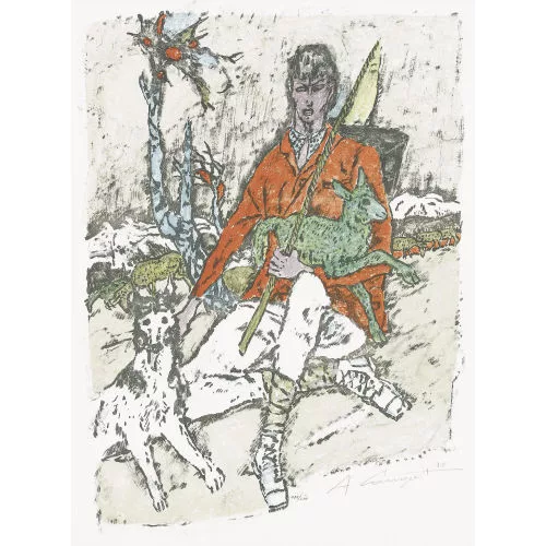 Alois Carigiet — Der Hirte.