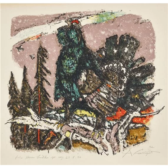 Alois Carigiet — Auerhahn, 1972.