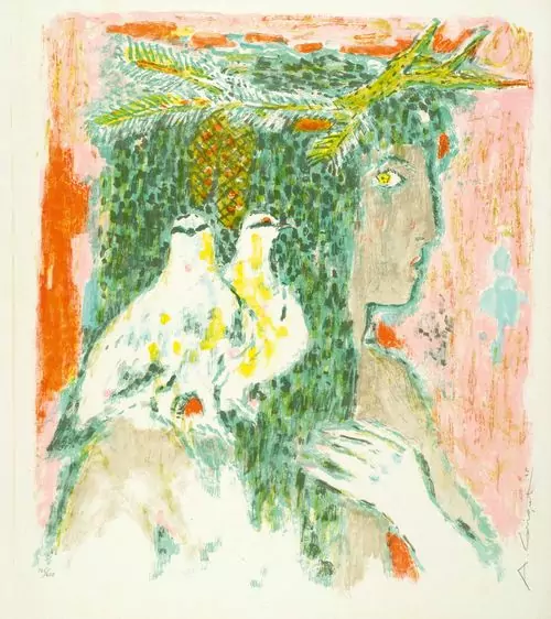 ALOIS CARIGIET — Der Wintertag. 1965. — Koller Auktionen