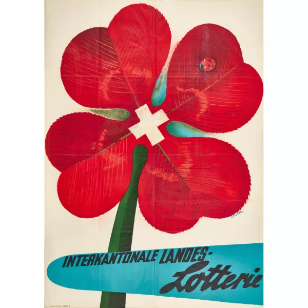 Alois Carigiet — "Internationale Landeslotterie".