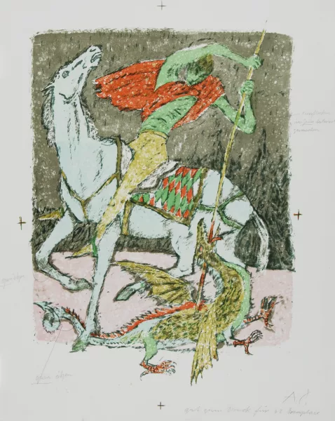 Alois Carigiet — Der heilige St. Georg