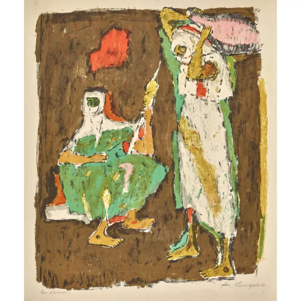Alois Carigiet — Orientalische Szene.