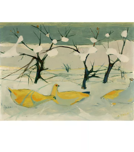 Alois Carigiet — Drei Schneehühner