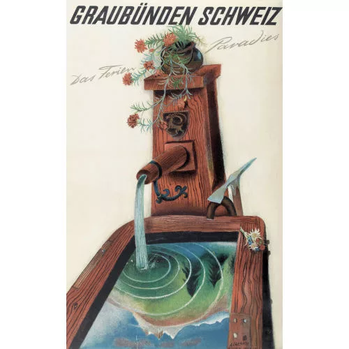 Alois Carigiet — "Graubünden Schweiz".