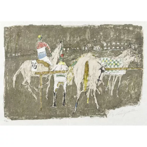 Alois Carigiet — Polospieler.