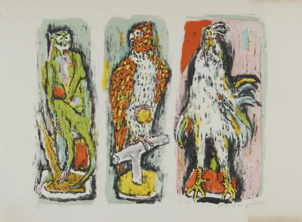 Alois Carigiet — Zoologisches Triptychon, 1962