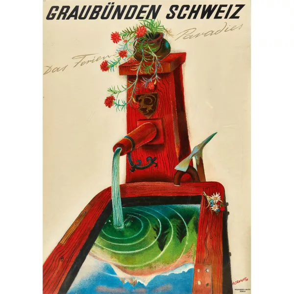 Alois Carigiet — "Graubünden Schweiz".