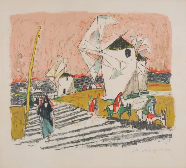 Alois Carigiet — 2 Blätter: Ohne Titel, 1982