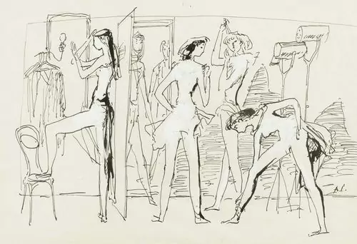 ALOIS CARIGIET — In der Garderobe. — Koller Auktionen