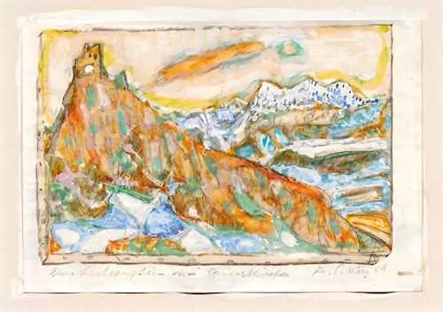 ALOIS CARIGIET — Burg Lichtenstein. 1964. — Koller Auktionen