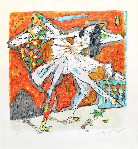 Alois Carigiet — Tanzpaar, 1976