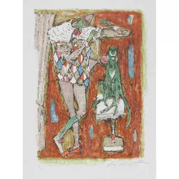 "Harlekin mit Diavolo"