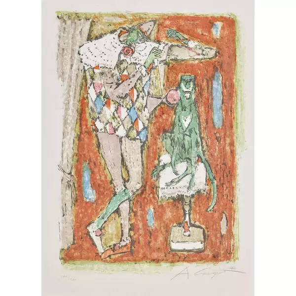 "Harlekin mit Diavolo"