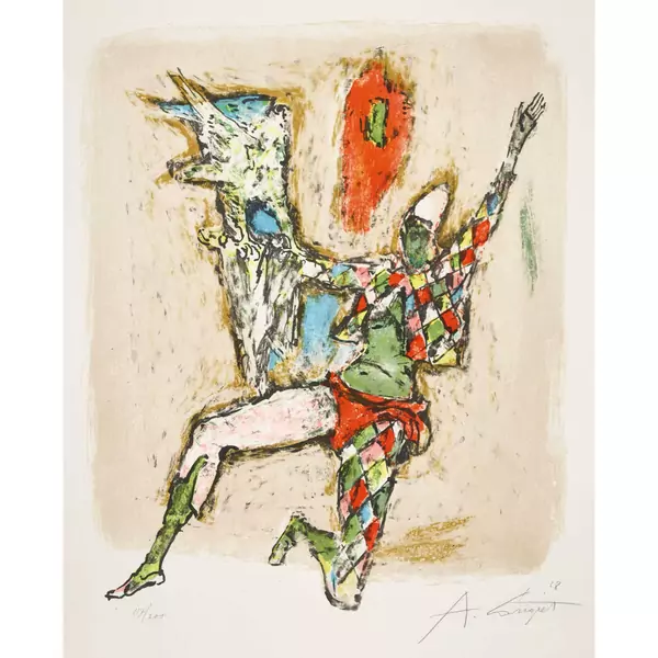 Clown und Falke