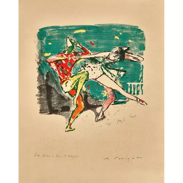 Clown und Tänzerin