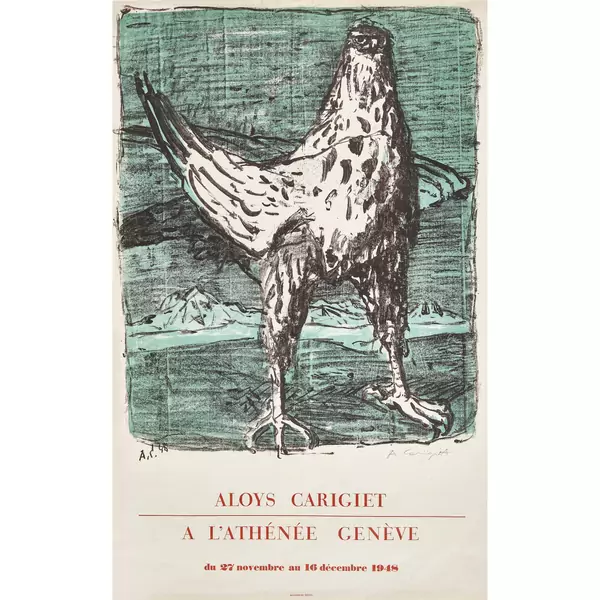 "Aloys Carigiet à l'Athenée Genève 1948"