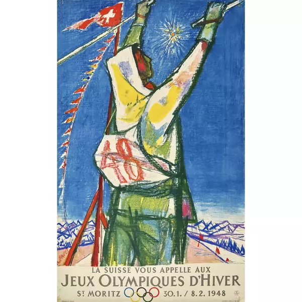 "Jeux Olympiques d'Hiver St. Moritz 1948"
