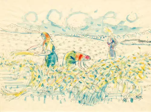 ALOIS CARIGIET — Heuernte. 1942. — Koller Auktionen