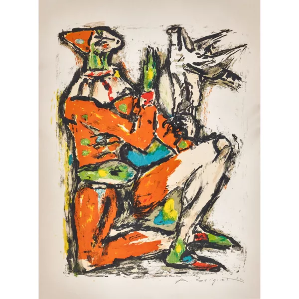 Alois Carigiet — Clown und Falke.