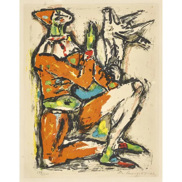 Alois Carigiet — Clown und Falke.