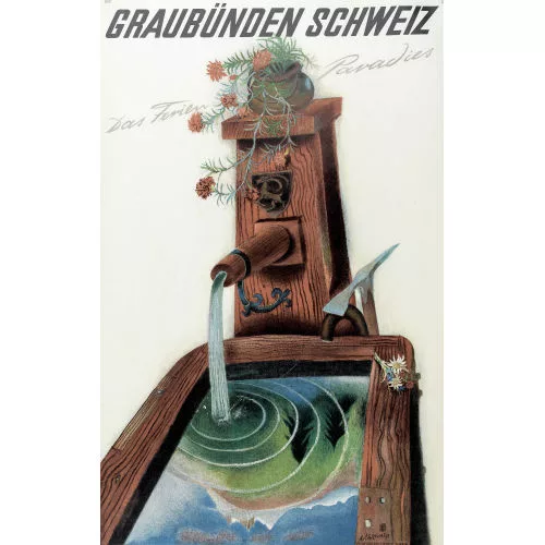Alois Carigiet — "Graubünden Schweiz".