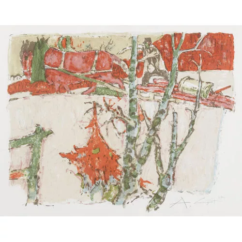 Alois Carigiet — Pferdegespann.