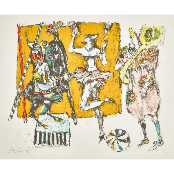 Alois Carigiet — "Zirkusszene".