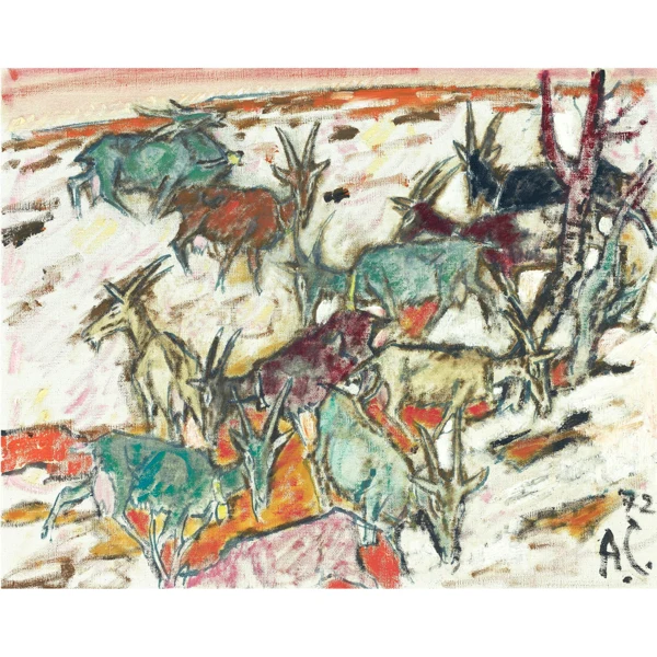 Alois Carigiet — ZIEGEN, 1972GOATS, 1972