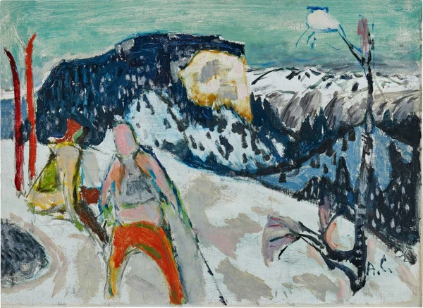 Alois Carigiet — Winter landscape