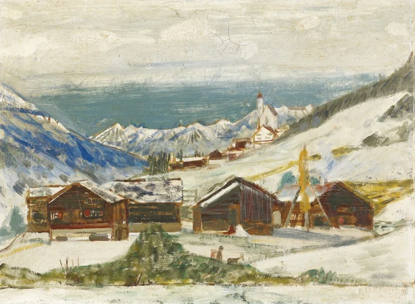 Alois Carigiet — PLATENGA (OBERSAXEN), 1947