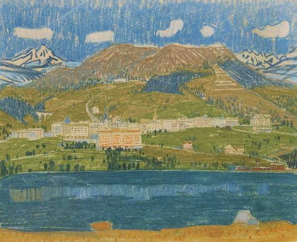 Alois Carigiet — St. Moritz, 1944