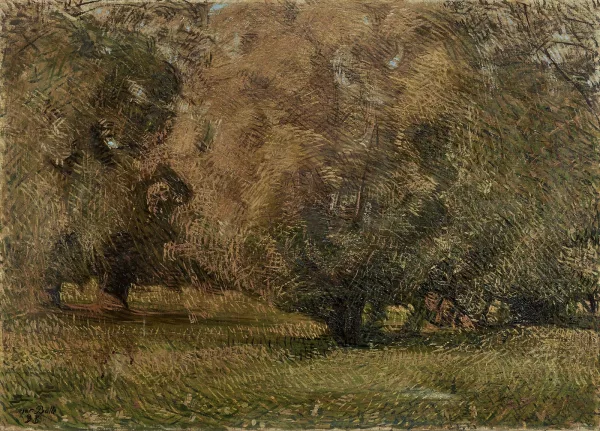 Alphonse Bolle — Arbre dans la prairie