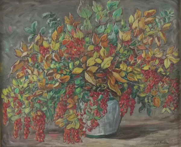 Alphonse Bolle — Vase de fleurs