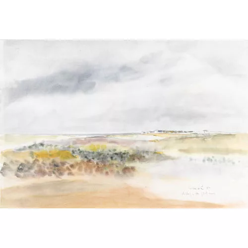 Alphonse Lanoë — "Village de pêcheurs".