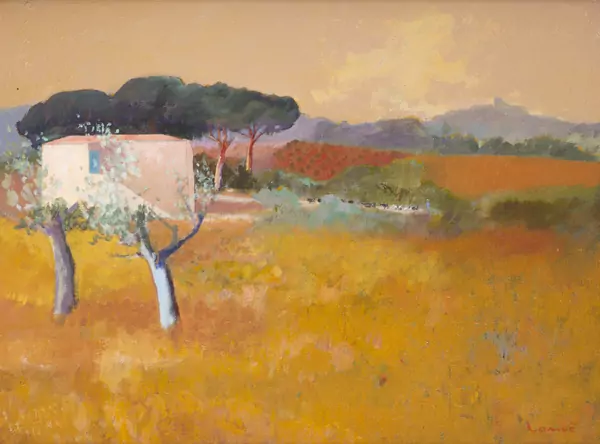 Alphonse LANOË (1926-2009), "Ferme toscane" — DognyAuction
