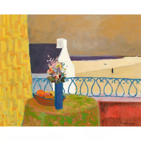 "Sur le balcon"