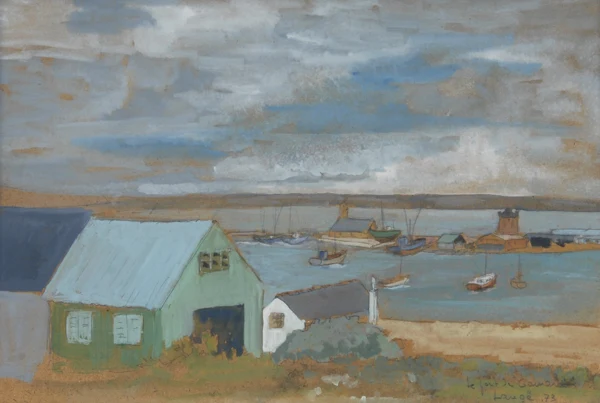 Alphonse Lanoë — Le port de Camaret, 1973