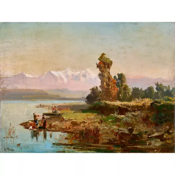 Lavandaie al Lago di Lugano