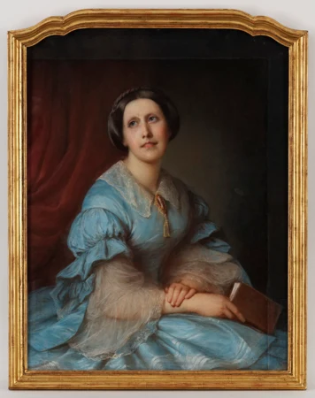 Portrait de Madame Arthur Chenevière née Suzanne Firmine dite Mina Munier (1822-1888)