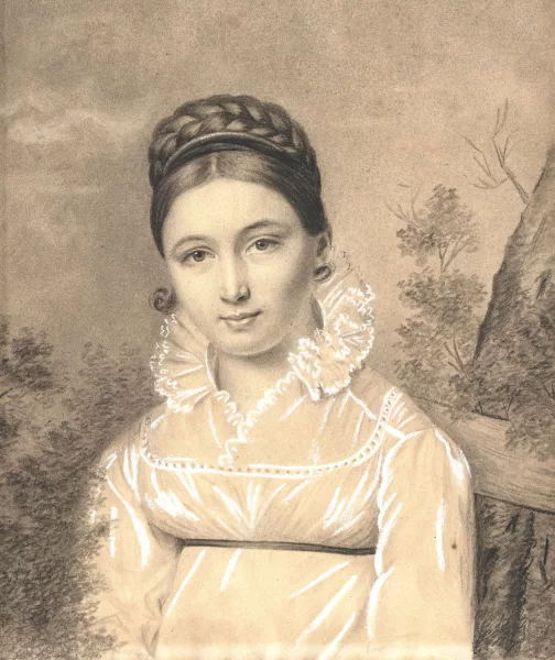 Amélie Munier-Romilly — Portrait d'une jeune femme