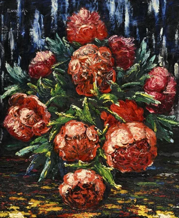 Pivoines rouges